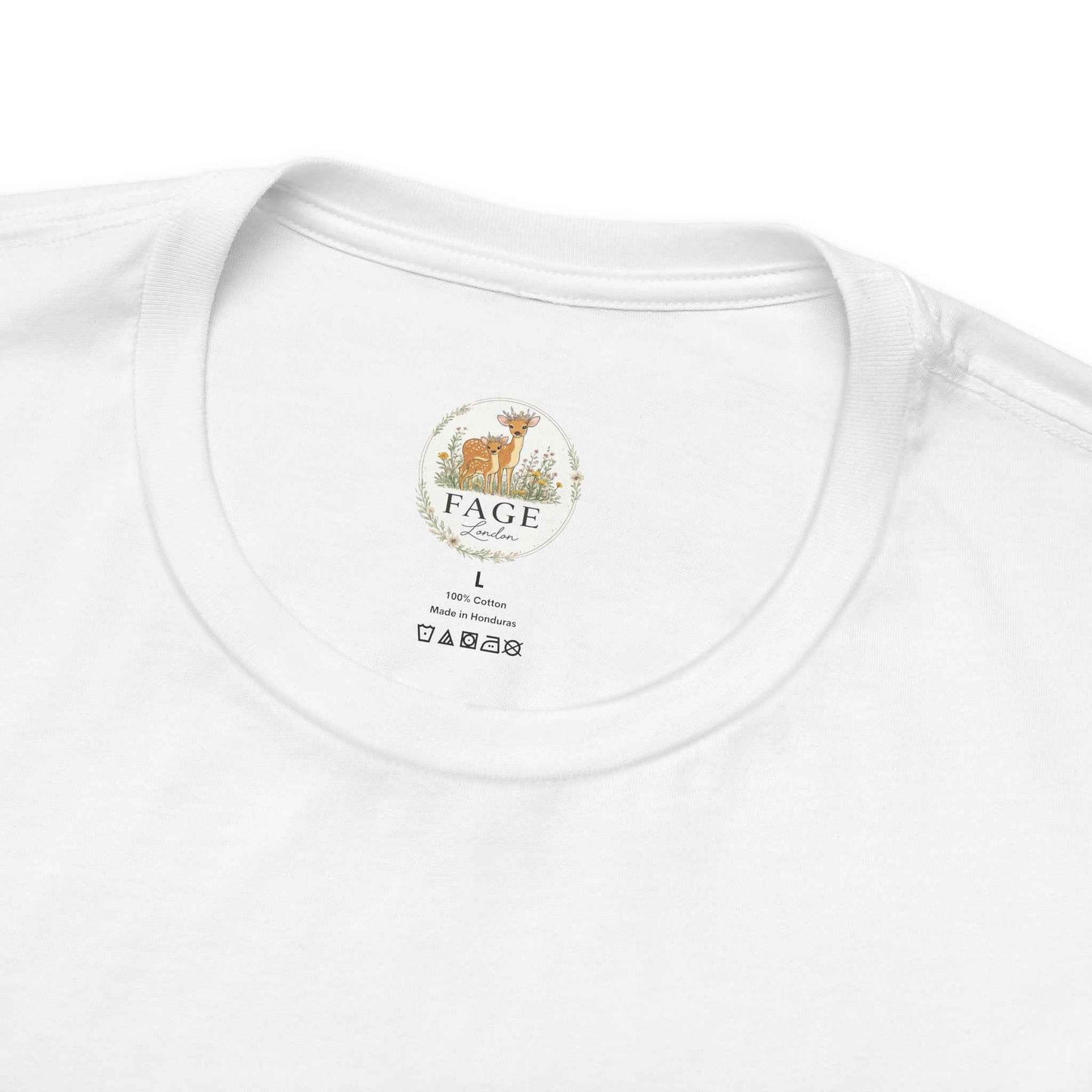 Floral Deer T-Shirt - Mama and Fawn Illustration Tee